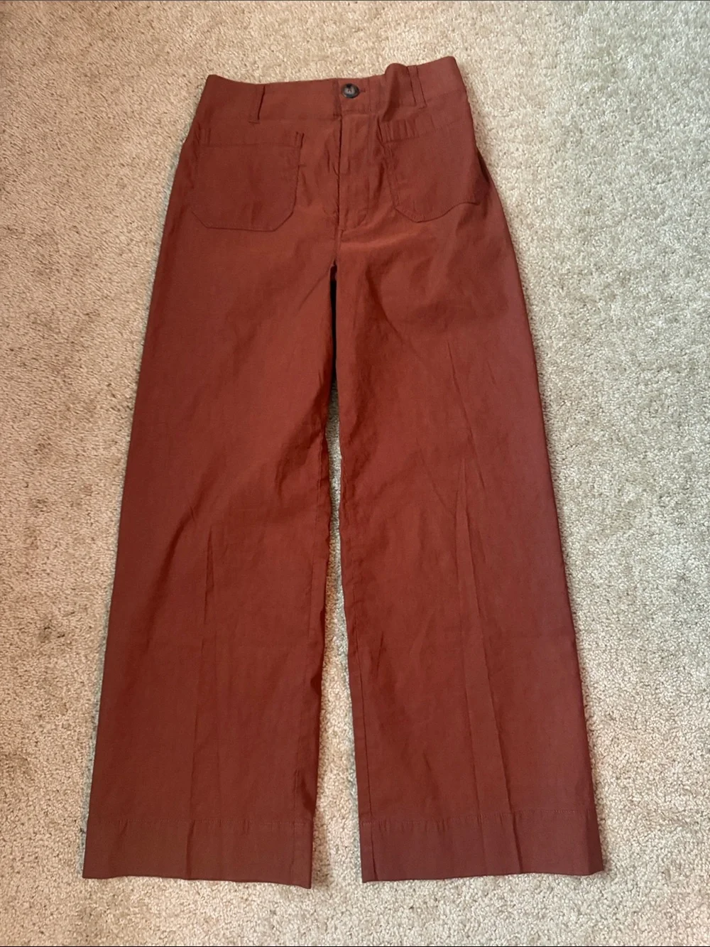 Anthropologie Maeve Colette Full Length Lightweight Pants 30T - Picture 2 of 7